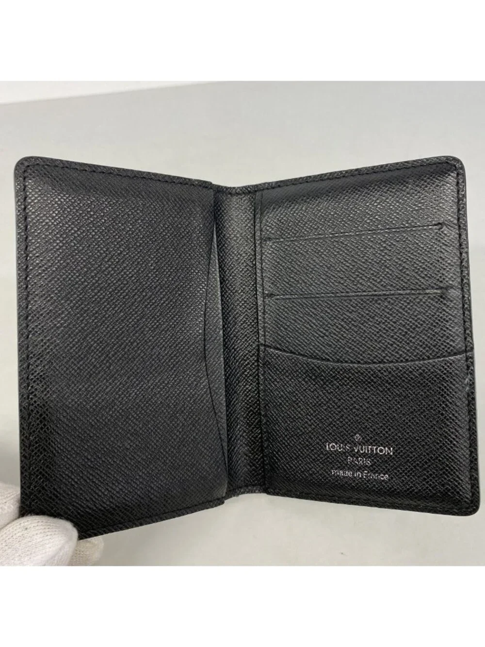 Louis Vuitton Card Case Damier Graphite Organizer de Poche Black Gray